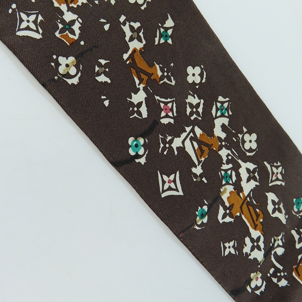 実際に弊社で買取させて頂いたLOUIS VUITTON/ルイヴィトン バンドーモノグラム スカーフ/ミッツァの画像 5枚目