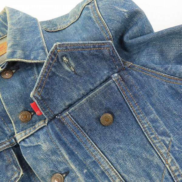 実際に弊社で買取させて頂いたLevi's/リーバイス 70S ボタン裏刻印52/ヴィンテージ/ビンテージ/サークルR 4thデニムジャケットの画像 5枚目