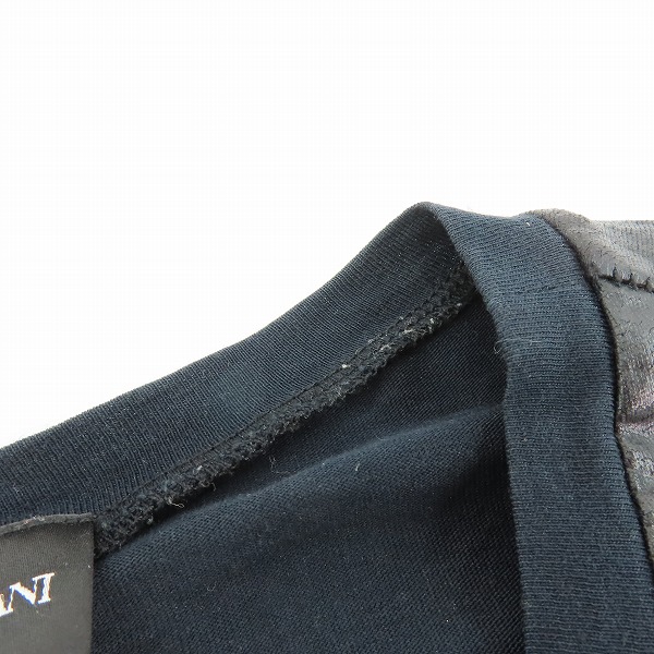 実際に弊社で買取させて頂いたEMPORIO ARMANI/エンポリオアルマーニ テープ加工 ロングTシャツ G1T08JG1Q4J/Mの画像 6枚目