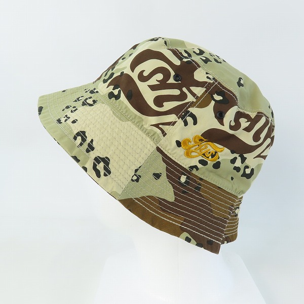 実際に弊社で買取させて頂いた【未使用】HYSTERIC GLAMOUR/ヒステリックグラマー SAND CAMO BUCKET HAT バケットハット 02222QH03/Lの画像 2枚目
