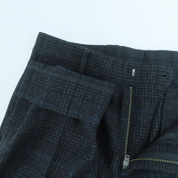 実際に弊社で買取させて頂いたEDIFICE/エディフィス グレンチェックテーパードスラックスパンツ 18-030-300-1017-3-0/44の画像 2枚目