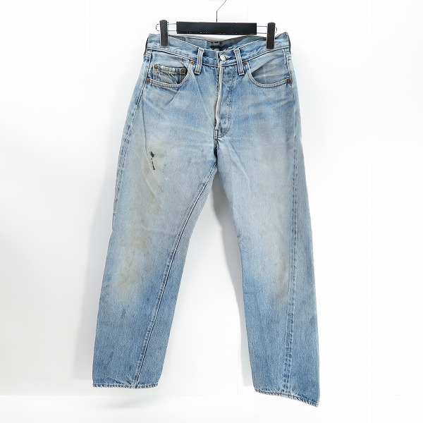 実際に弊社で買取させて頂いたLEVIS/リーバイス 85年製 501 ボタン裏刻印524 赤耳/スモールe ボタンフライ デニムパンツ/W30×L32