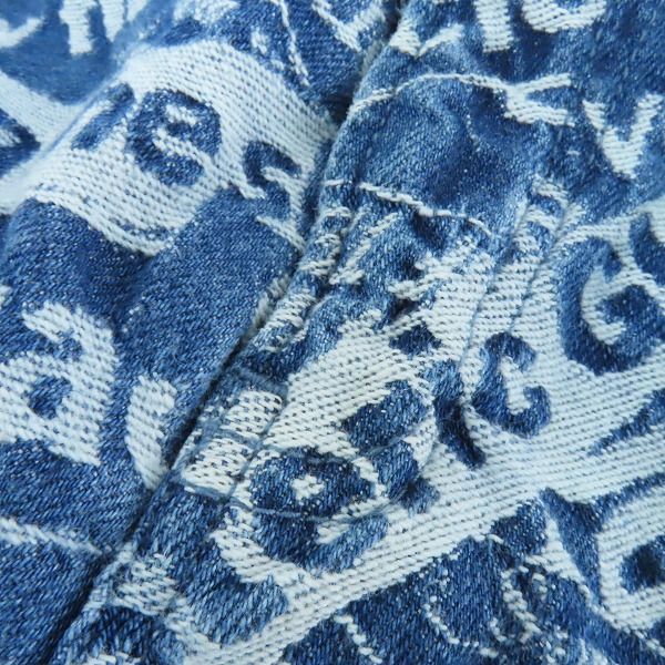 実際に弊社で買取させて頂いたHYSTERIC GLAMOUR/ヒステリックグラマー 総柄 デニムパンツ 0219AP15/32の画像 7枚目