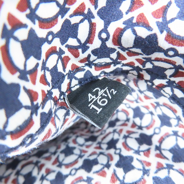 実際に弊社で買取させて頂いた【JPタグ】GUCCI/グッチ skinny 総柄半袖シャツ/308184 Z4397/42の画像 3枚目