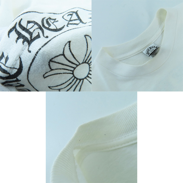 実際に弊社で買取させて頂いた【JPタグ】CHROME HEARTS/クロムハーツ 胸ポケット ホースシュー スタープリント 半袖 Tシャツ 2212-304-0645/Sの画像 8枚目