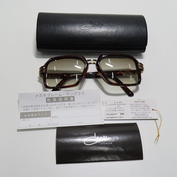 実際に弊社で買取させて頂いたCAZAL/カザール サングラス MOD.6004/7 COL.003の画像 9枚目