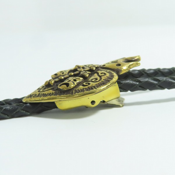実際に弊社で買取させて頂いた(3)Gangsterville×galcia/ギャングスタービル×ガルシア TWO FACE/ダブルフェイス BOLO TIE/ボロタイ/ループタイ ブラス/真鍮の画像 3枚目