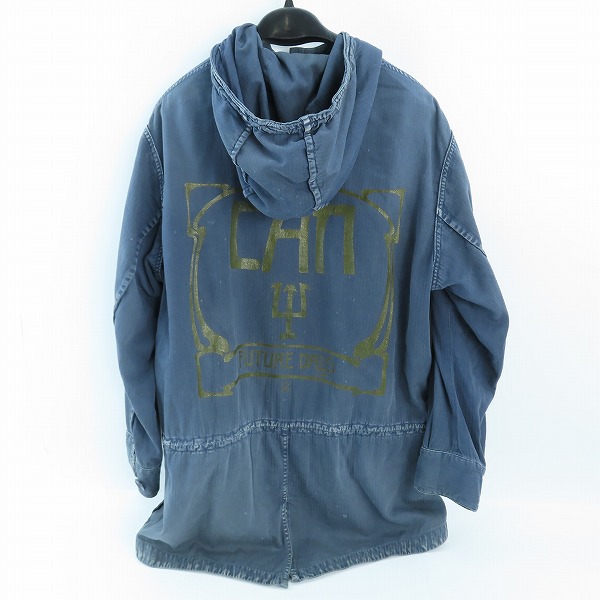 実際に弊社で買取させて頂いたUNDERCOVER/アンダーカバー 11ss CAN future days ヴィンテージ加工モッズコート G4302/2の画像 1枚目