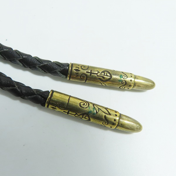実際に弊社で買取させて頂いた(2)Gangsterville×galcia/ギャングスタービル×ガルシア TWO FACE/ダブルフェイス BOLO TIE/ボロタイ/ループタイ ブラス/真鍮の画像 4枚目