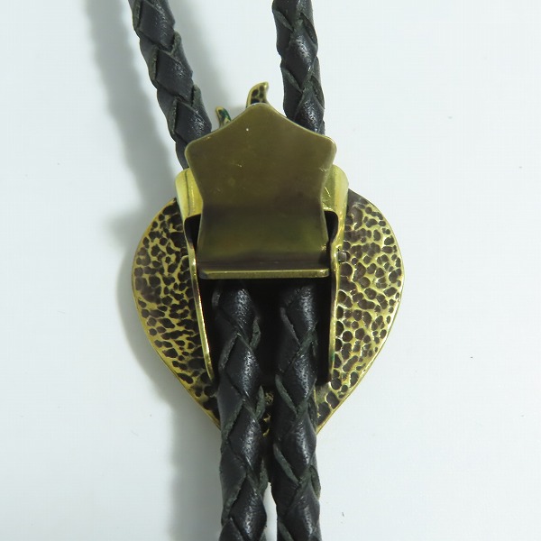 実際に弊社で買取させて頂いた(3)Gangsterville×galcia/ギャングスタービル×ガルシア TWO FACE/ダブルフェイス BOLO TIE/ボロタイ/ループタイ ブラス/真鍮の画像 2枚目