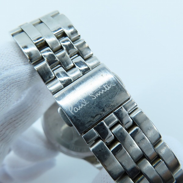 実際に弊社で買取させて頂いたPaul Smith/ポールスミス クロノグラフ/アナログ腕時計 クォーツ GN-OW-S/6521-S087252【動作未確認】の画像 8枚目