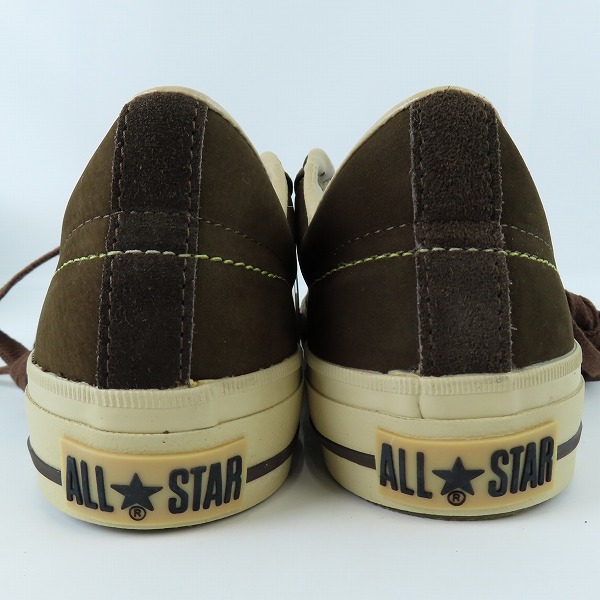実際に弊社で買取させて頂いた【未使用】CONVERSE/コンバース ONE STAR GRAIN OX ワンスター /BROWN/9.5の画像 1枚目