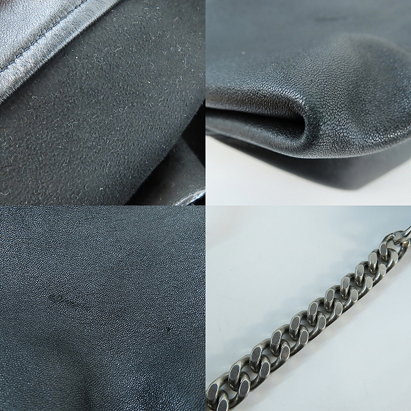 実際に弊社で買取させて頂いたSaint Laurent/サンローラン Teddy Bucket Bag Leather Mini/テディバケットバッグ チェーンショルダー YSL583328 0619の画像 9枚目