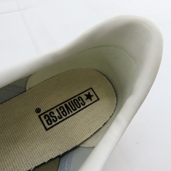 実際に弊社で買取させて頂いた【未使用】CONVERSE/コンバースONE STAR OX WHT/SLV/9.5の画像 4枚目