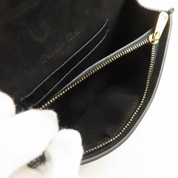 実際に弊社で買取させて頂いたChristian Dior/クリスチャン・ディオール レザーサドルバッグ/ウエストバッグ/ショルダーバッグ S5619CCEHの画像 5枚目
