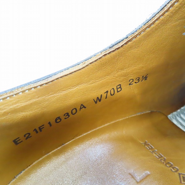 実際に弊社で買取させて頂いたREGAL/リーガル GORE-TEX/ゴアテックス ホールカット レザー ドレス/ビジネス シューズ W70B CE/23.5の画像 5枚目