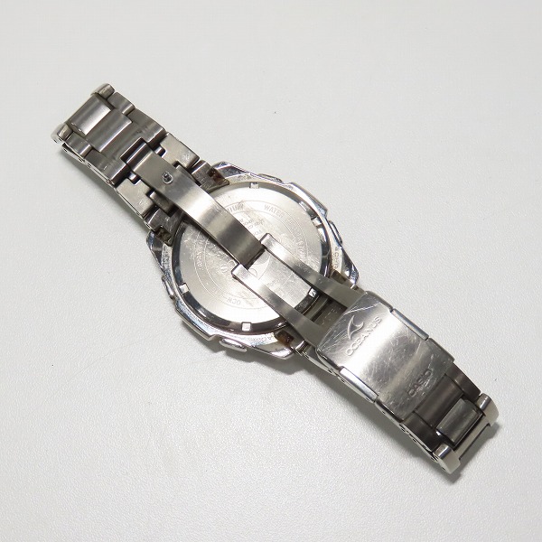 実際に弊社で買取させて頂いたCASIO/カシオ OCEANUS/オシアナス タフソーラー クロノグラフ 腕時計 OCW-600の画像 3枚目