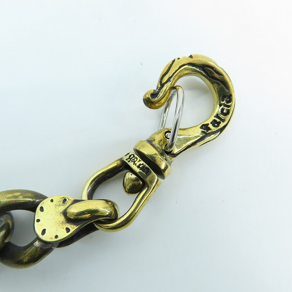 実際に弊社で買取させて頂いた(3)GANGSTERVILLE×Galcia/ギャングスタービル×ガルシア SWALLOW WALLET-CHAIN/スワロー ウォレットチェーン/真鍮/ブラスの画像 4枚目