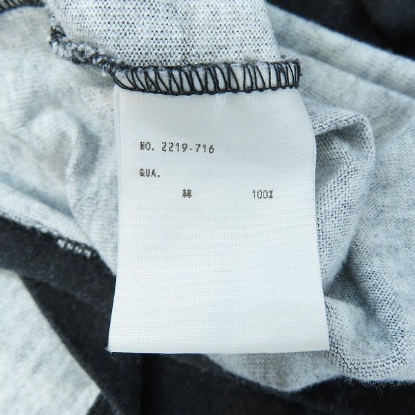 実際に弊社で買取させて頂いたLAD MUSICIAN/ラッドミュージシャン 19AW SUPER BIG T-SHIRT/スーパービッグTシャツ 2219-716の画像 3枚目