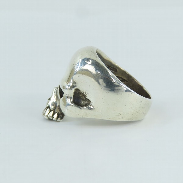 実際に弊社で買取させて頂いたCRAZY PIG/クレイジーピッグ エビルスカルリング 18.5号の画像 2枚目