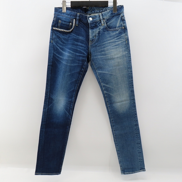 実際に弊社で買取させて頂いたHYSTERIC GLAMOUR/ヒステリックグラマー レディース スタッズ デニムパンツ 0141AP05/XXS