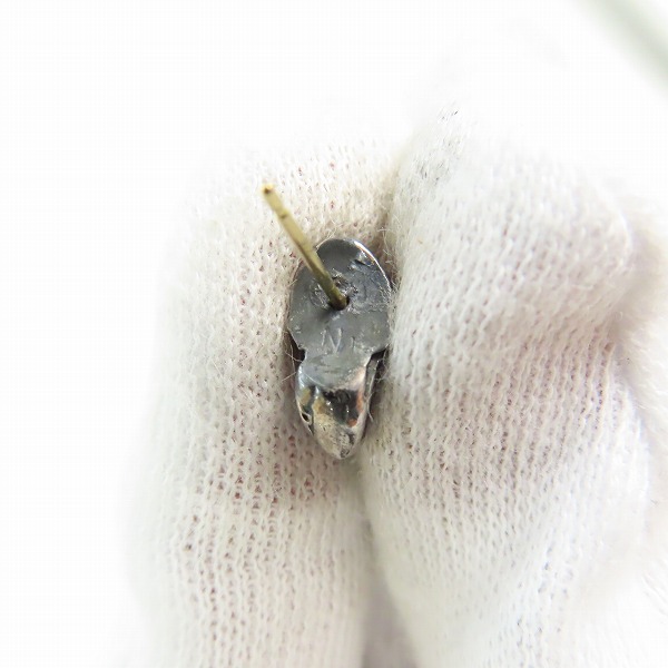 実際に弊社で買取させて頂いたNECROMANCE/ネクロマンス Rat Race/ラットレース スカルピアス 2点セットの画像 6枚目