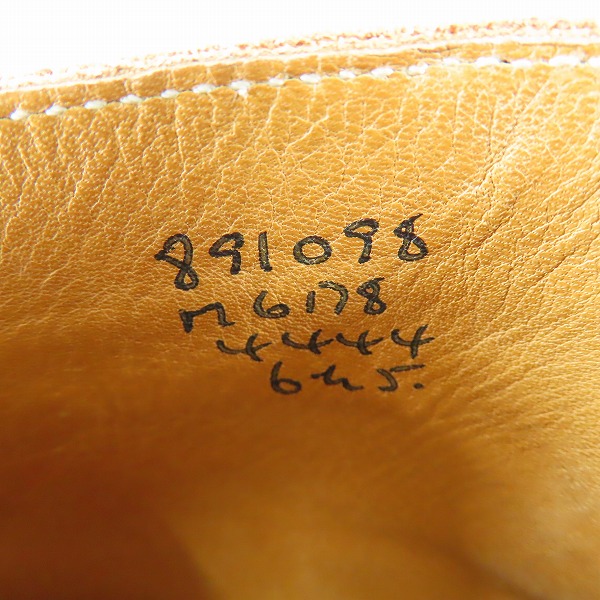 実際に弊社で買取させて頂いたTRICKER'SxPAUL SMITH/トリッカーズ×ポールスミス カントリーブーツ M6178/6.5の画像 5枚目