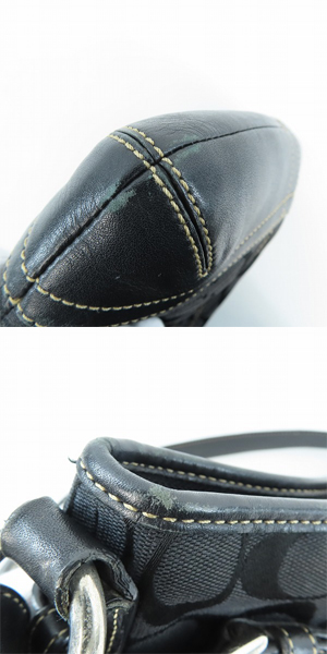 実際に弊社で買取させて頂いたCOACH/コーチ シグネチャー柄 ショルダーバッグ F05M-6740の画像 9枚目