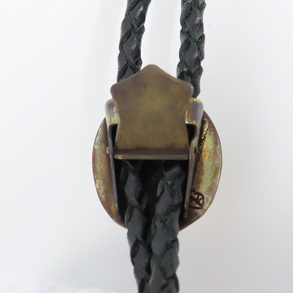 実際に弊社で買取させて頂いた（1）GANGSTERVILLE×Galcia/ギャングスタービル×ガルシア G ループタイ/ボロタイ/ブラス/シルバーの画像 2枚目