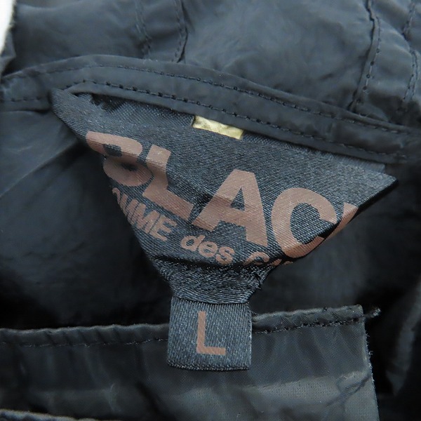 実際に弊社で買取させて頂いたBLACK COMME des GARCONS/ブラックコムデギャルソン 20AW/シースルーコート 1F-C001/Lの画像 2枚目