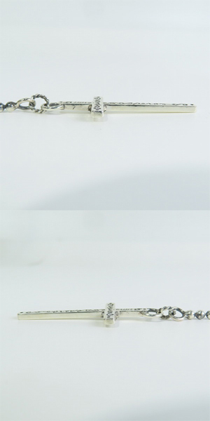 実際に弊社で買取させて頂いたGANGSTERVILLE×Galcia/ギャングスタービル×ガルシア ROSARY/ロザリオ ネックレス シルバー925の画像 2枚目