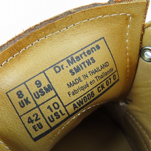 実際に弊社で買取させて頂いたDr.Martens/ドクターマーチン SMITHS 4ホールシューズ 16056001 UK8の画像 5枚目