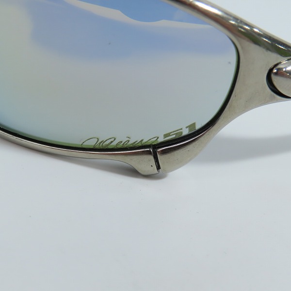 実際に弊社で買取させて頂いたOAKLEY/オークリー JULIET/ジュリエット ICHIRO/イチロー 51 シグネチャーモデル サングラス/アイウェア EMERALD/エメラルド の画像 5枚目