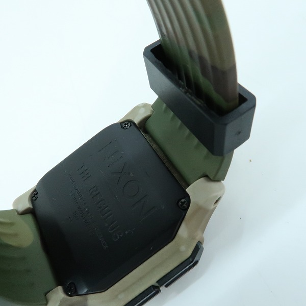 実際に弊社で買取させて頂いたNIXON/ニクソン THE REGULUS/レグルス MULTICAM マルチカム デジタル腕時計 A11802865 の画像 6枚目