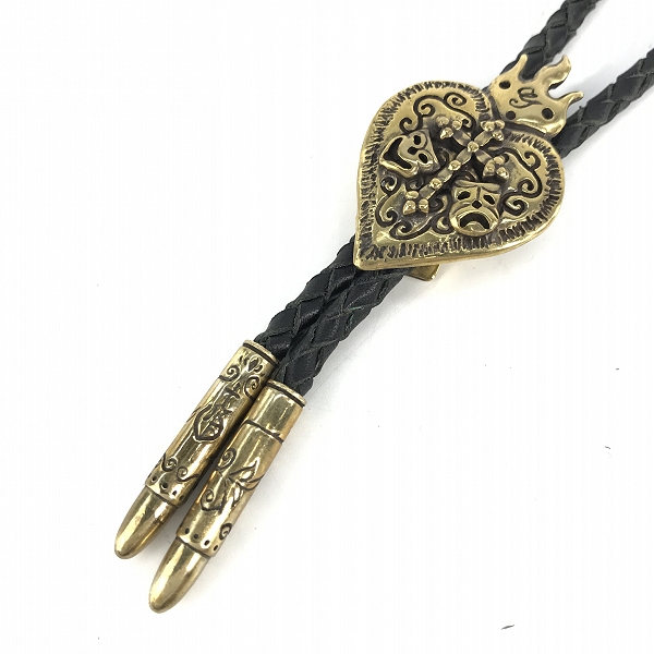 実際に弊社で買取させて頂いた(5)Gangsterville×galcia/ギャングスタービル×ガルシア TWO FACE/ダブルフェイス BOLO TIE/ボロタイ/ループタイ ブラス/真鍮