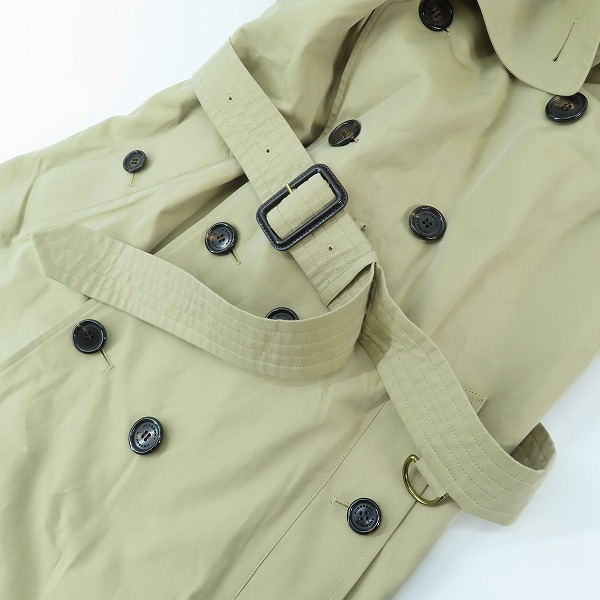 実際に弊社で買取させて頂いたBURBERRY London England/バーバリーロンドン THE KENSINGTON 裏ノバチェックトレンチコート 3983339/44 の画像 3枚目