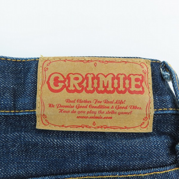 実際に弊社で買取させて頂いたTHE CRIMIE/クライミー ボタンフライ デニムパンツ COF1-PT03/32の画像 2枚目