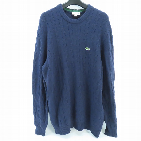 実際に弊社で買取させて頂いたLACOSTE/ラコステ ケーブル編み ニット セーター AH1991/L