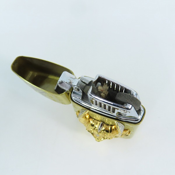 実際に弊社で買取させて頂いたRONSON/ロンソン 牙狼/ガロ フェイス オイルライターの画像 4枚目