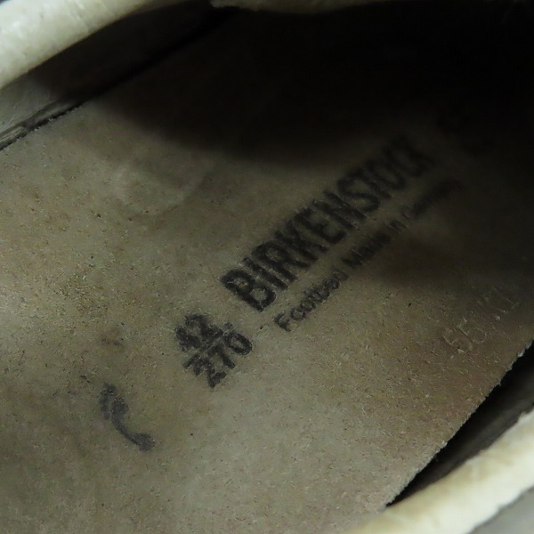 実際に弊社で買取させて頂いたBIRKENSTOCK/ビルケンシュトック レザー シューズ/42の画像 5枚目