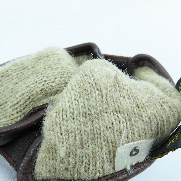 実際に弊社で買取させて頂いたHUNTING WORLD/ハンティングワールド ロゴスナップボタン カウレザー グローブ/手袋 9の画像 7枚目