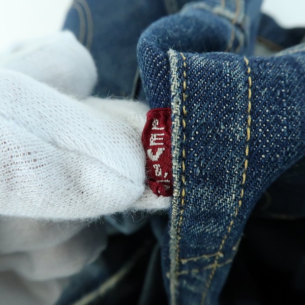 実際に弊社で買取させて頂いたLEVI'S/リーバイス 501XX 片面タブ/BIG E/隠しリベット 50s ヴィンテージ/ビンテージ デニムパンツの画像 2枚目