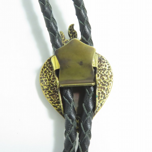 実際に弊社で買取させて頂いた(2)Gangsterville×galcia/ギャングスタービル×ガルシア TWO FACE/ダブルフェイス BOLO TIE/ボロタイ/ループタイ ブラス/真鍮の画像 2枚目