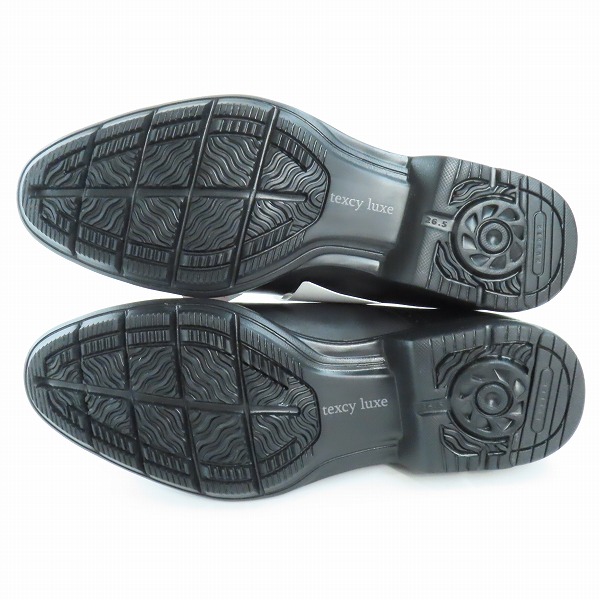 実際に弊社で買取させて頂いた【未使用】TEXCY LUXE/テクシーリュクス ASICS/アシックス ビジネスシューズ ブラック TU-7774 26.5の画像 2枚目