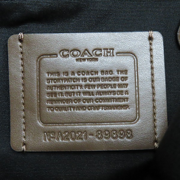 実際に弊社で買取させて頂いたCOACH/コーチ ハドソン カラーブロック バックパック リュックサック 89898の画像 4枚目