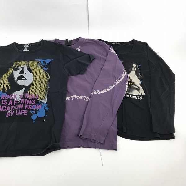 実際に弊社で買取させて頂いた【おまとめ】HYSTERIC GLAMOUR/ヒステリックグラマー Courtney Love 等 プリントTシャツ/カットソーの画像 1枚目