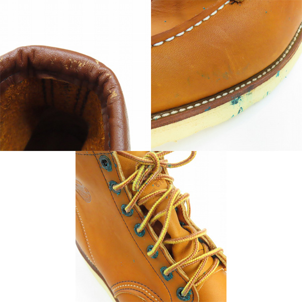 実際に弊社で買取させて頂いたRED WING/レッドウィング 犬刻印 アイリッシュセッター ブーツ 875/9.5Eの画像 7枚目