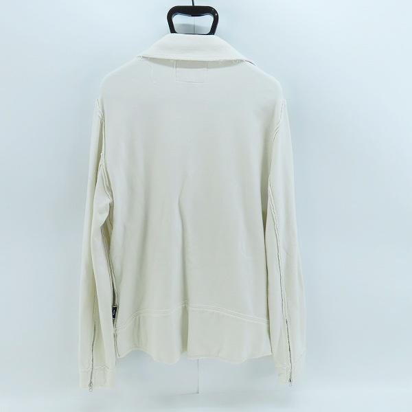 実際に弊社で買取させて頂いたHYSTERIC GLAMOUR/ヒステリックグラマー スウェット地 ダブルライダース ジャケット 4CJ-0713/Lの画像 1枚目