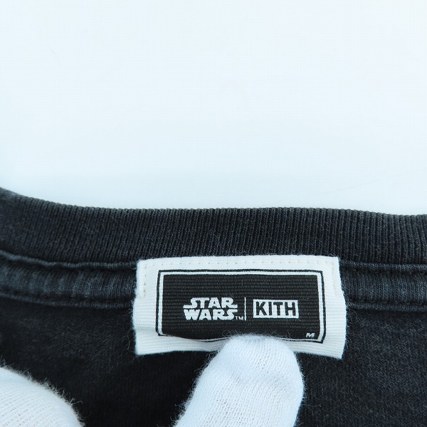 実際に弊社で買取させて頂いたkith×star wars/キス×スターウォーズ ダースベーダー ヴィンテージ Tシャツ/Mの画像 2枚目