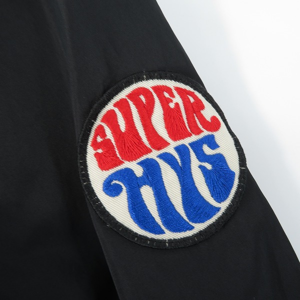 実際に弊社で買取させて頂いたHYSTERIC GLAMOUR/ヒステリックグラマー HG SPARKSアップリケレーシングジャケット 02201AB02/Mの画像 6枚目